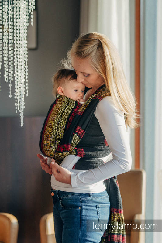 Baby Wrap, Moulin Weave (100% cotton) - MOULIN - ARDENT - size S #babywearing