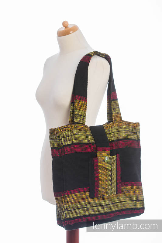 Shoulder bag made of wrap fabric (100% cotton) - MOULIN - ARDENT - standard size 37cmx37cm #babywearing
