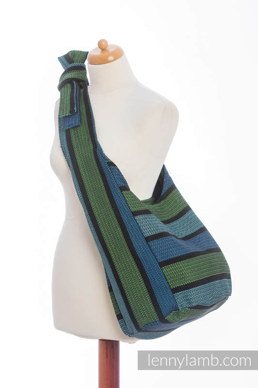 Hobo Bag made of woven fabric, 100% cotton - MOULIN - AQUARELLE #babywearing