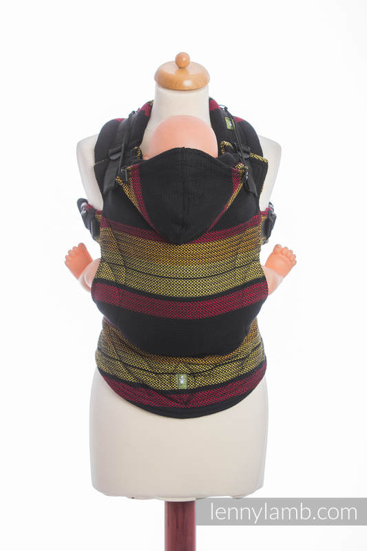 Ergonomic Carrier, Baby Size, moulin weave 100% cotton - MOULIN - ARDENT - Second Generation #babywearing