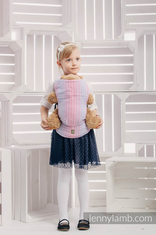 Puppentragehilfe, hergestellt vom gewebten Stoff (100% Baumwolle) - LITTLE LOVE HAZE  #babywearing