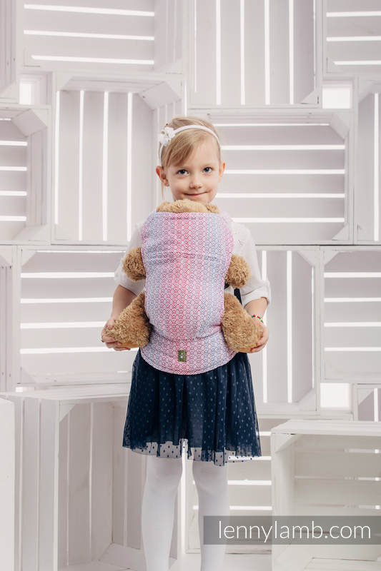 Doll Carrier made of woven fabric (100% cotton) - LITTLE LOVE - HAZE (grade B) #babywearing
