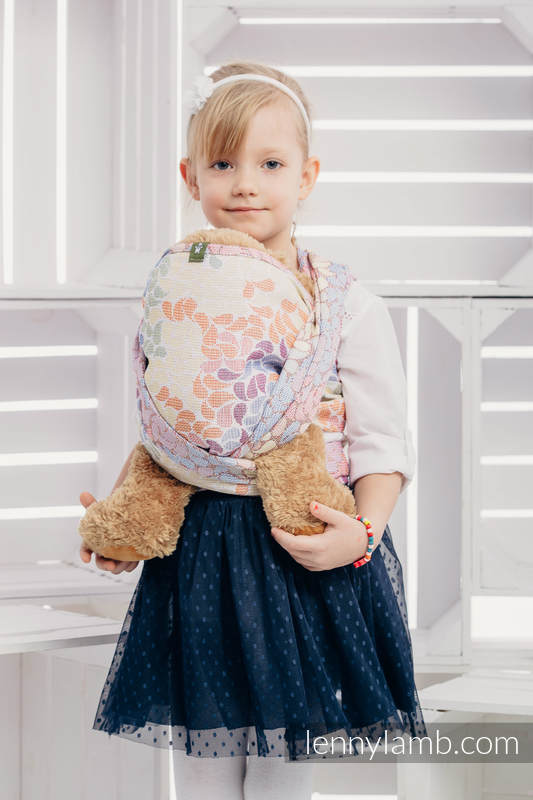 Doll Sling, Jacquard Weave, 100% cotton - COLORS OF LIFE #babywearing