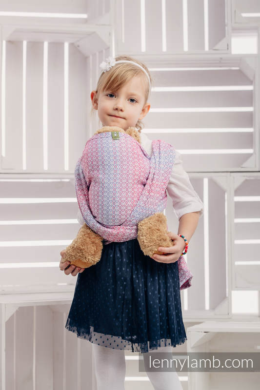 Żakardowa chusta dla lalek, 100% bawełna - LITTLELOVE- MGIEŁKA #babywearing