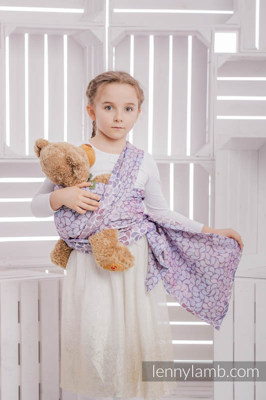 Doll Sling, Jacquard Weave, 100% cotton - COLORS OF FANTASY #babywearing