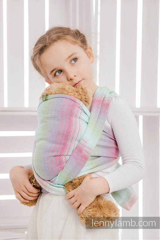 Fular portamuñecos, tejido Herringbone, 100% algodón - LITTLE HERRINGBONE IMPRESSION #babywearing