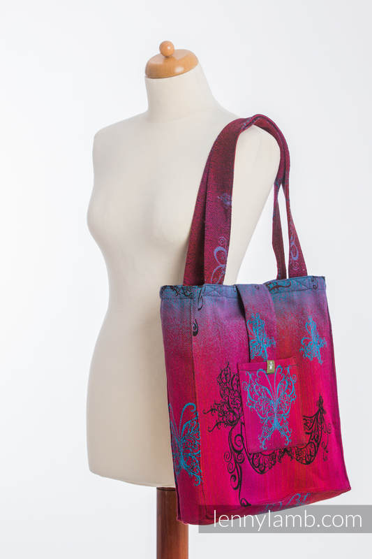 Shoulder bag made of wrap fabric (100% cotton) - MASQUERADE - standard size 37cmx37cm #babywearing