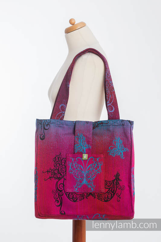 Shoulder bag made of wrap fabric (100% cotton) - MASQUERADE - standard size 37cmx37cm #babywearing