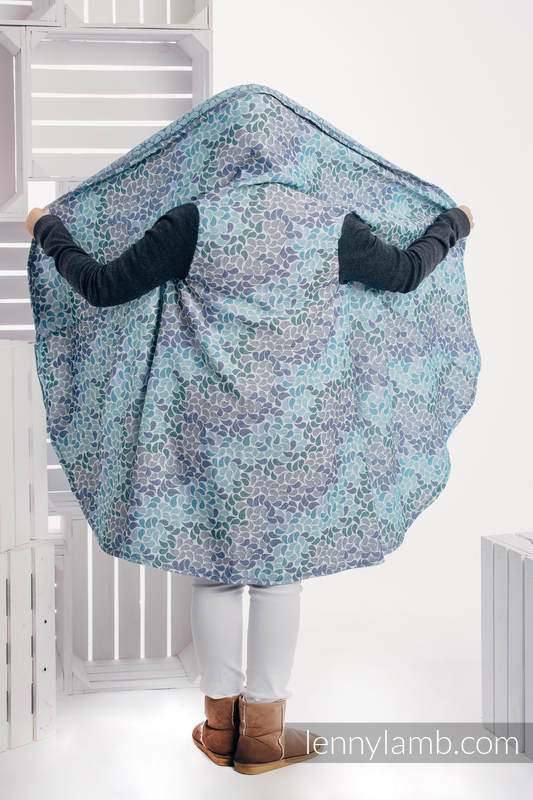 Długi kardigan - Plus Size- Kolory Nieba #babywearing