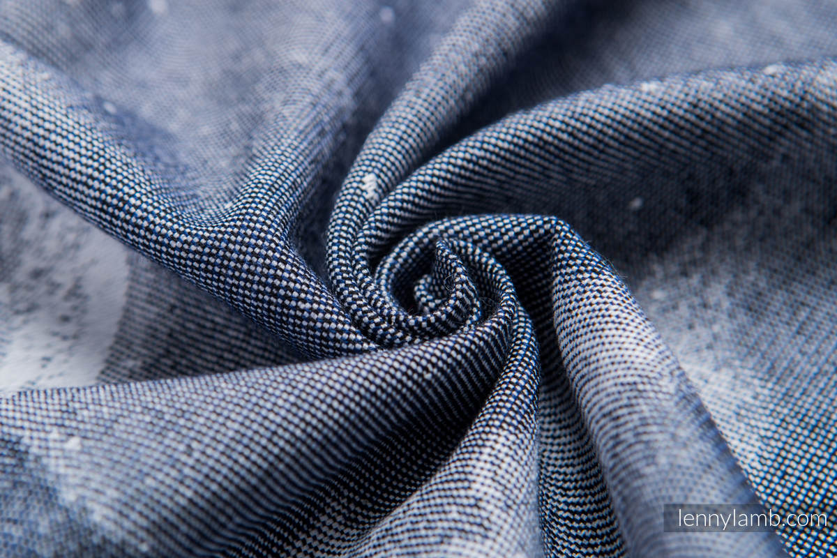 Baby Wrap, Jacquard Weave (100% cotton) - MOONLIGHT WOLF - size XL #babywearing