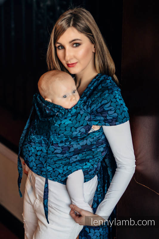 WRAP-TAI portabebé Toddler con capucha/ jacquard sarga/100% algodón/ COLORS OF NIGHT #babywearing