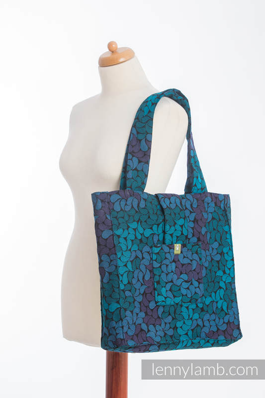 Shoulder bag made of wrap fabric (100% cotton) - COLORS OF NIGHT - standard size 37cmx37cm #babywearing