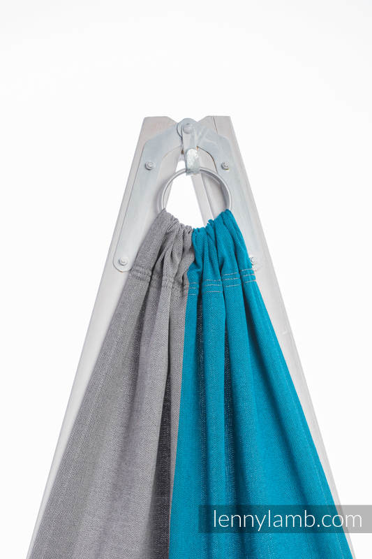 Sling de la gamme de base - SODALITE - 100 % coton - Sergé brisé - avec épaule sans plis - long 2.1m #babywearing