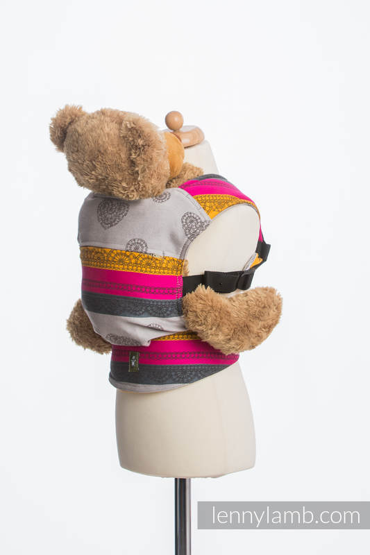 Doll Carrier made of woven fabric, 100% cotton  - COFFEE LACE 2.0 (grade B) #babywearing