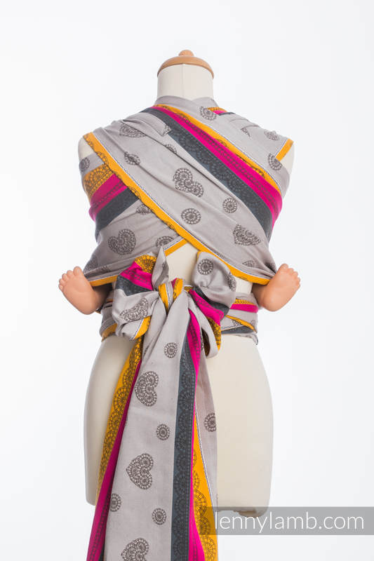 WRAP-TAI carrier Toddler with hood/ jacquard twill / 100% cotton / COFFEE LACE 2.0 #babywearing