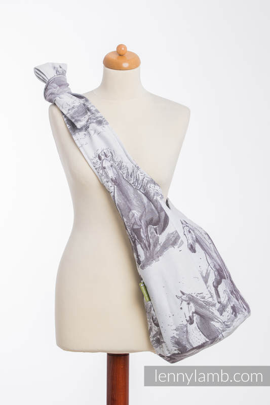 Hobo Bag made of woven fabric, 100% cotton - GALLOP  #babywearing