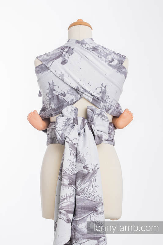 WRAP-TAI carrier Toddler with hood/ jacquard twill / 100% cotton / GALLOP  #babywearing