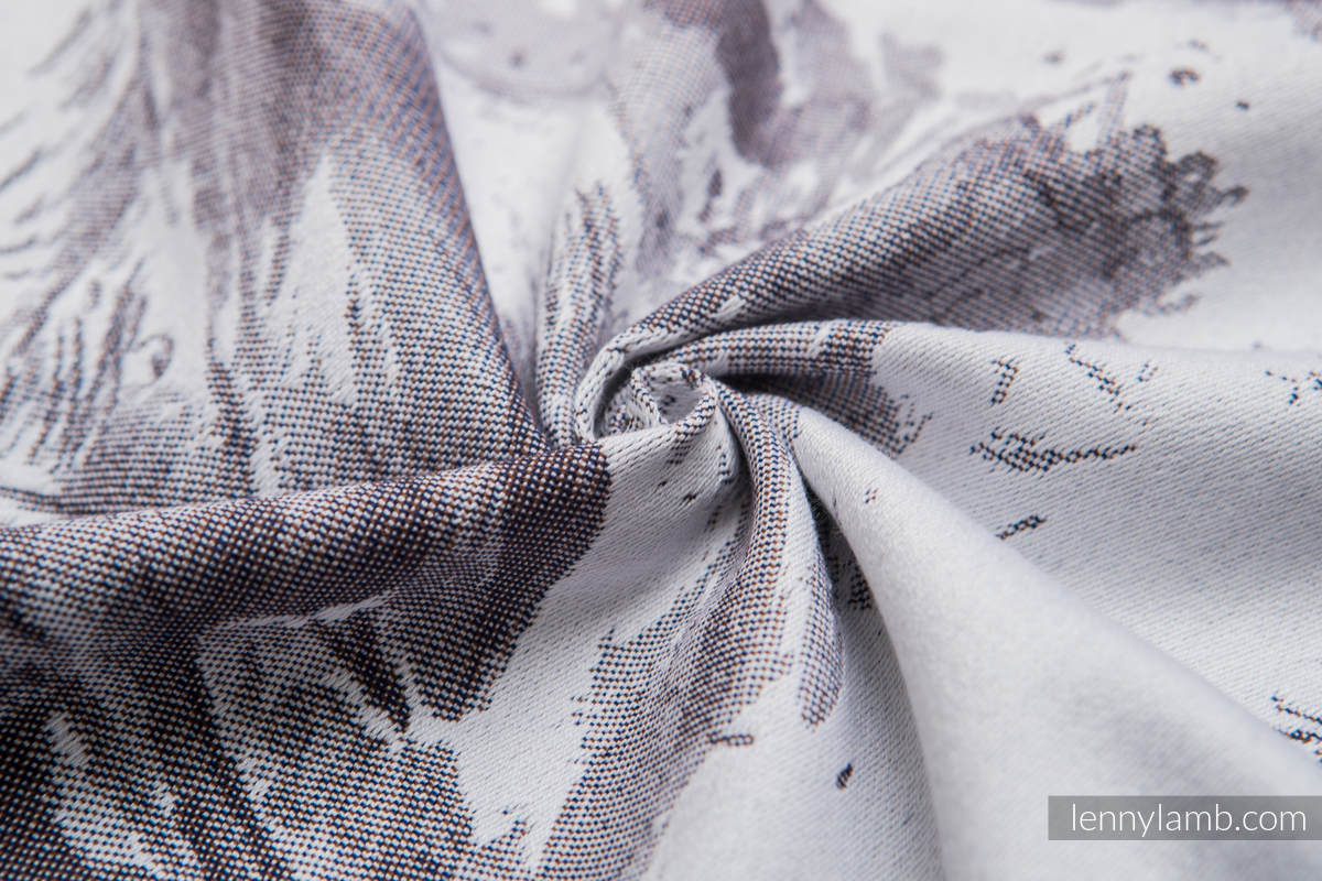 Fular, tejido jacquard (100% algodón) - GALLOP - talla L #babywearing