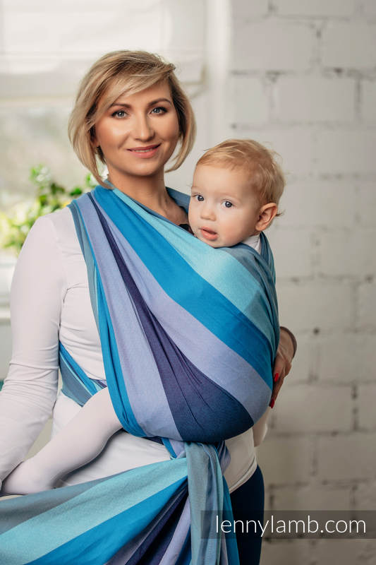 Baby Sling, Diamond Weave, 100% cotton - Finnish Diamond - size XS #babywearing