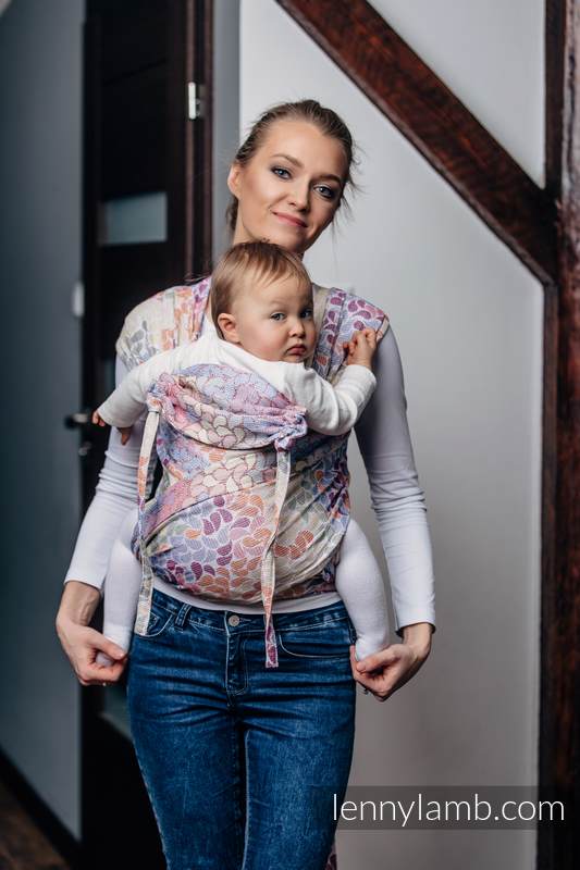WRAP-TAI portabebé Toddler con capucha/ jacquard sarga/100% algodón/ COLORS OF HEAVEN (grado B) #babywearing