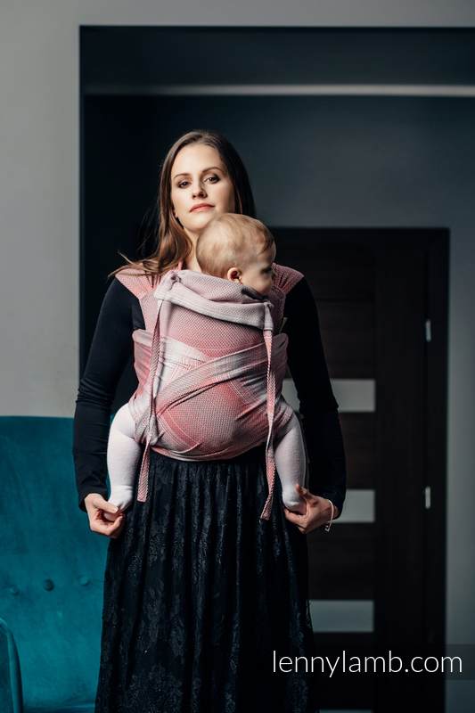 WRAP-TAI toddler avec capuche, d’écharpes / 100 % coton / LITTLE HERRINGBONE ELEGANCE  #babywearing