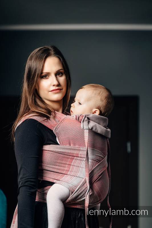 WRAP-TAI toddler avec capuche, d’écharpes / 100 % coton / LITTLE HERRINGBONE ELEGANCE  #babywearing