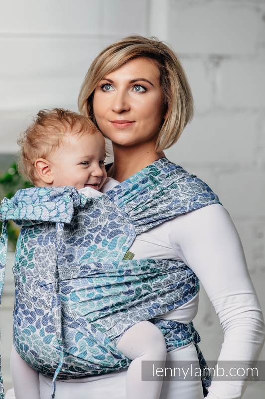 WRAP-TAI carrier Toddler with hood/ jacquard twill / 100% cotton / COLORS OF HEAVEN #babywearing