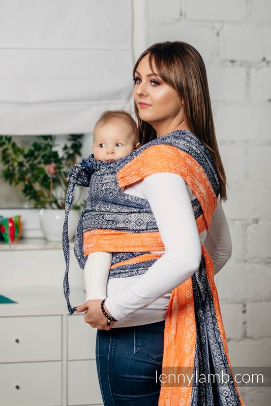 WRAP-TAI carrier Toddler with hood/ jacquard twill / 100% cotton / FOR PROFESSIONAL USE EDITION - ENIGMA 2.0 #babywearing