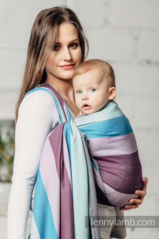 Baby Sling, Diamond Weave, 100% cotton - Icelandic Diamond - size XL #babywearing