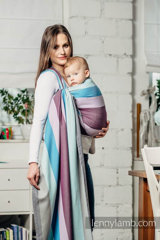 Baby Sling, Diamond Weave, 100% cotton - Icelandic Diamond - size XS #babywearing