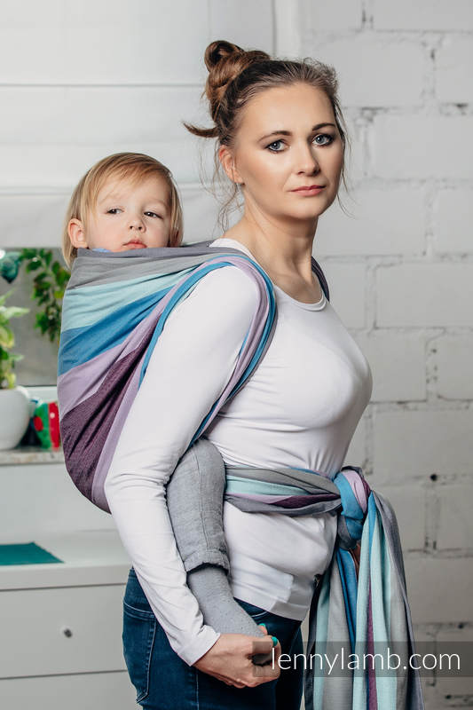 Baby Sling, Diamond Weave, 100% cotton - Icelandic Diamond - size S #babywearing
