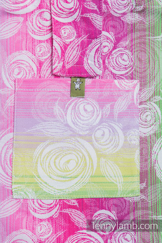 Shoulder bag made of wrap fabric (100% cotton) - ROSE BLOSSOM - standard size 37cmx37cm #babywearing