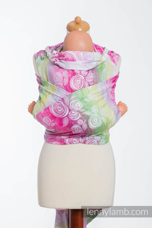 WRAP-TAI carrier Toddler with hood/ jacquard twill / 100% cotton / ROSE BLOSSOM  #babywearing