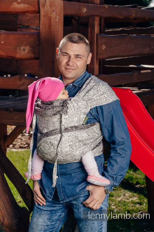 WRAP-TAI portabebé Toddler con capucha/ jacquard sarga/100% algodón/ PANORAMA #babywearing