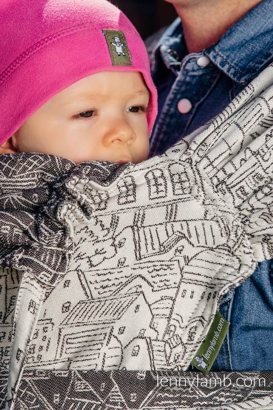 WRAP-TAI Tragehilfe Toddler mit Kapuze/ Jacquardwebung / 100% Baumwolle / PANORAMA  #babywearing