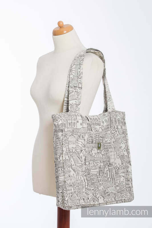 Shoulder bag made of wrap fabric (100% cotton) - PANORAMA  - standard size 37cmx37cm #babywearing