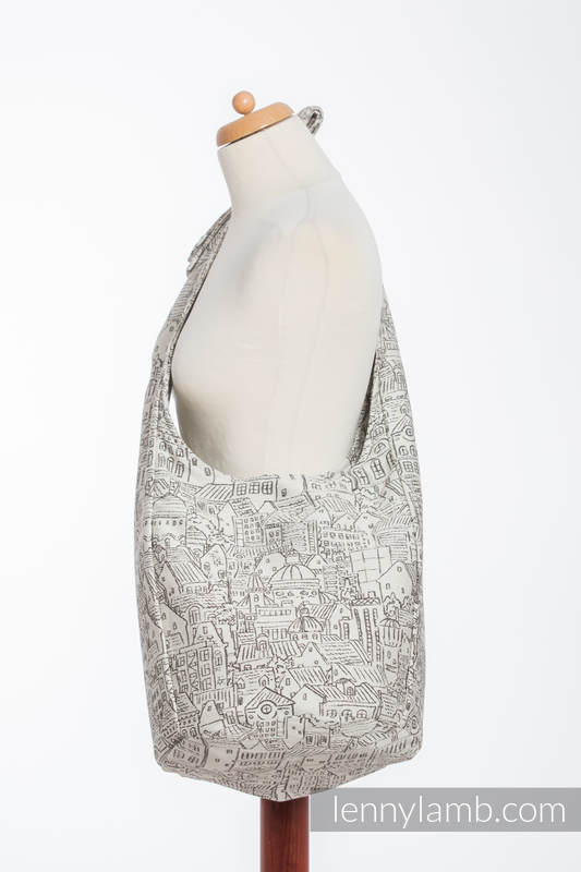 Hobo Bag made of woven fabric, 100% cotton - PANORAMA   #babywearing
