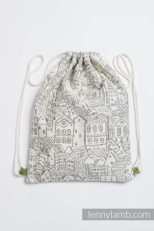Sackpack made of wrap fabric (100% cotton) - PANORAMA  - standard size 32cmx43cm #babywearing