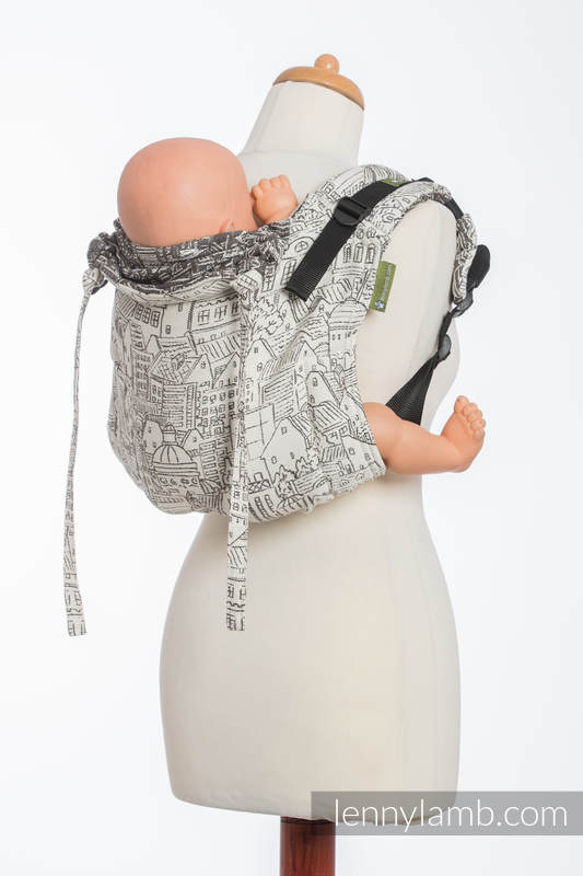 Nosidło Klamrowe ONBUHIMO z tkaniny żakardowej (100% bawełna), rozmiar Standard - PANORAMA  #babywearing