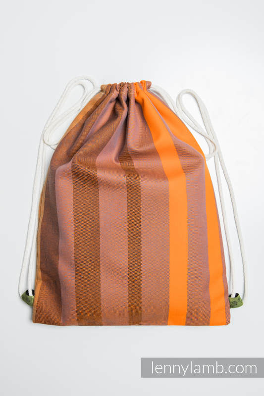 Sackpack made of wrap fabric (100% cotton) - AUTUMN FANTASY - standard size 32cmx43cm #babywearing