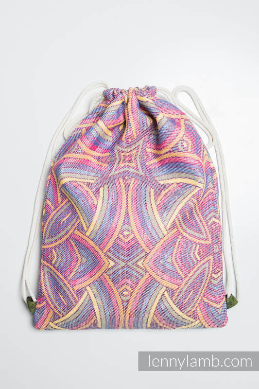 Plecak/worek - 100% bawełna - ILUMINACJA LIGHT - uniwersalny rozmiar 32cmx43cm (drugi gatunek) #babywearing