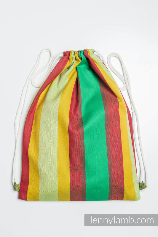 Sackpack made of wrap fabric (100% cotton) - INDIAN SUMMER - standard size 32cmx43cm #babywearing