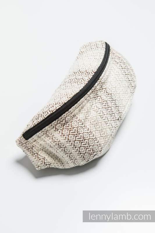 Waist Bag made of woven fabric, (100% cotton) - LITTLE LOVE - TIRAMISU  #babywearing