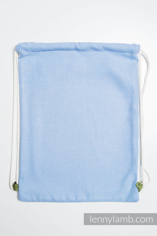 Plecak/worek - 100% bawełna - MAŁA JODEŁKA NIEBIESKA - uniwersalny rozmiar 32cmx43cm (drugi gatunek) #babywearing