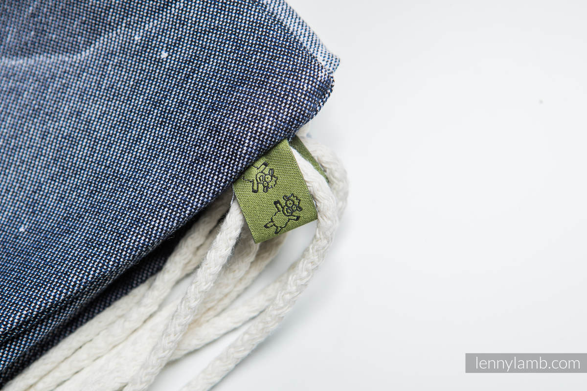 Plecak/worek - 100% bawełna - WILK W ŚWIETLE KSIĘŻYCA - uniwersalny rozmiar 32cmx43cm #babywearing