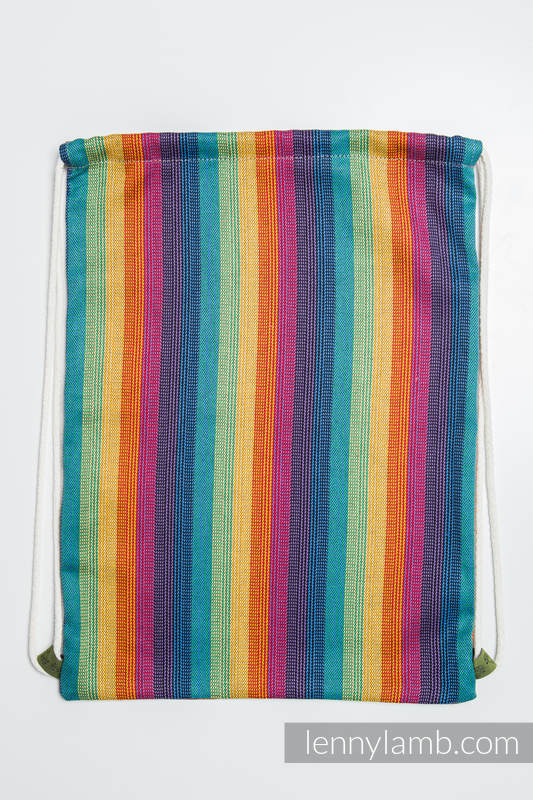 Sackpack made of wrap fabric (60% cotton 40% bamboo) - PARADISO - standard size 32cmx43cm #babywearing