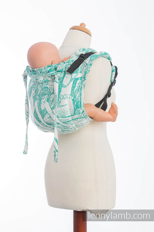 Nosidło Klamrowe ONBUHIMO z tkaniny żakardowej (100% bawełna), rozmiar Standard - ZATOKA SYREN 2.0 #babywearing