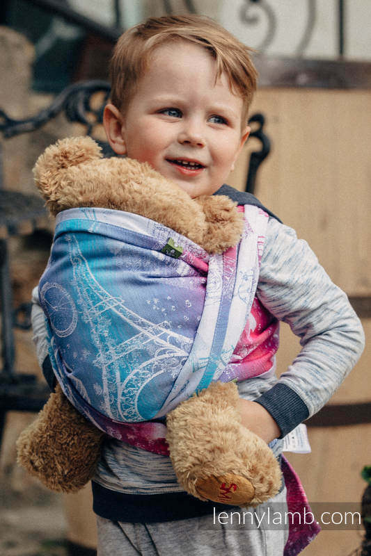 Żakardowa chusta dla lalek, 100% bawełna - MIASTO MIŁOŚCI  #babywearing
