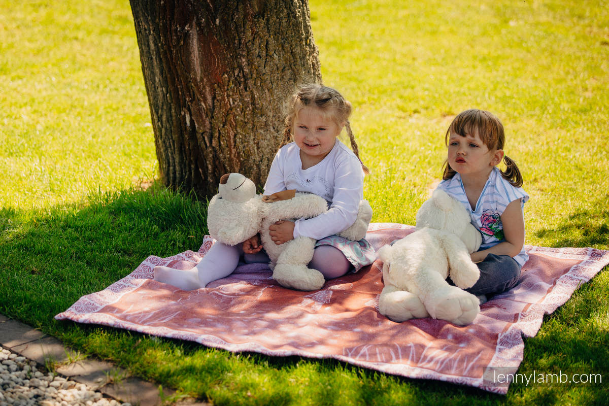 Woven Blanket Two Side Story (100% cotton)  #babywearing