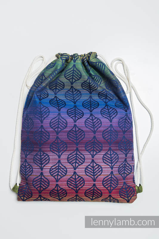 Sackpack made of wrap fabric (100% cotton) - DAHLIA PETALS - standard size 32cmx43cm #babywearing